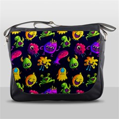 Space Patterns Messenger Bag by Amaryn4rt