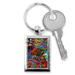 Vector Art Pattern - Key Chain (Rectangle) Front