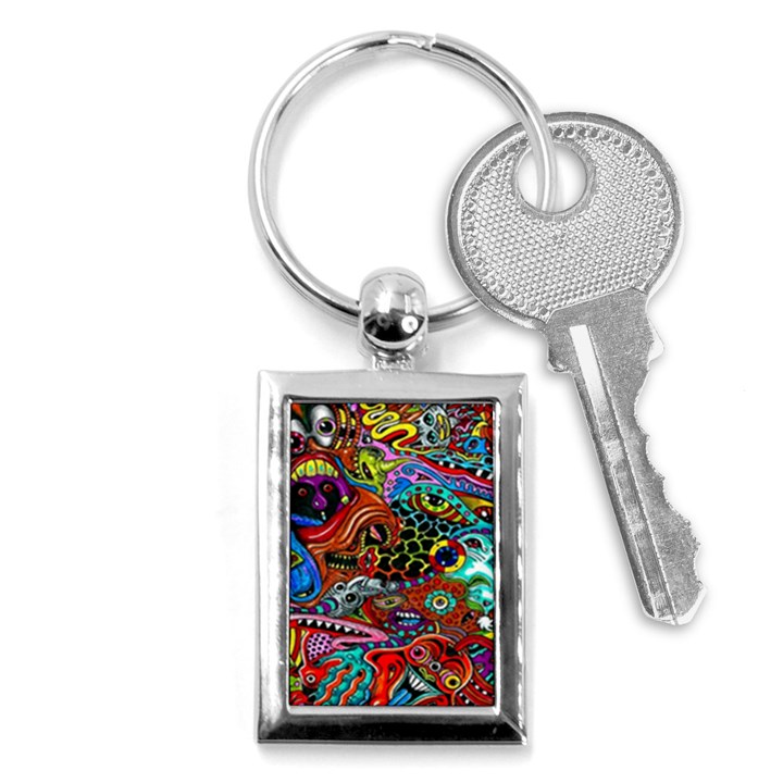 Vector Art Pattern - Key Chain (Rectangle)