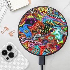 Vector Art Pattern - Wireless Fast Charger(black) by Amaryn4rt