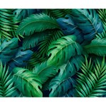 Tropical Green Leaves Background Deluxe Canvas 14  x 11  (Stretched) 14  x 11  x 1.5  Stretched Canvas