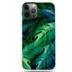 Tropical Green Leaves Background iPhone 12 Pro max TPU UV Print Case Front