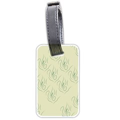 Wallpaper By Dera Luggage Tag (two Sides) by Derasprintsandpatterns001