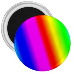 Multi-color-rainbow-background 3  Magnets by Amaryn4rt