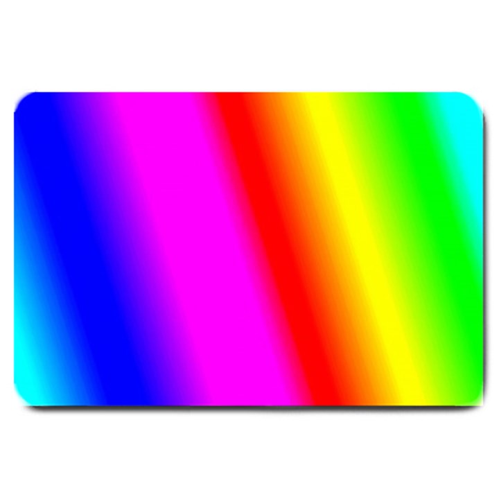 Multi-color-rainbow-background Large Doormat