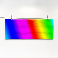 Multi-color-rainbow-background Hand Towel by Amaryn4rt