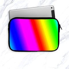 Multi-color-rainbow-background Apple Ipad Mini Zipper Cases by Amaryn4rt