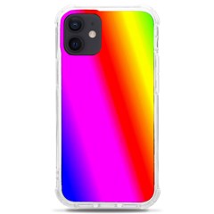 Multi-color-rainbow-background Iphone 12 Mini Tpu Uv Print Case	 by Amaryn4rt