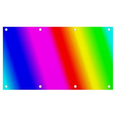 Multi-color-rainbow-background Banner And Sign 7  X 4  by Amaryn4rt