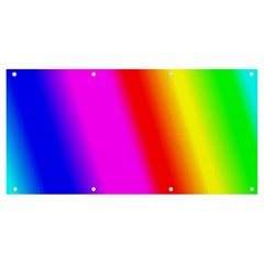 Multi-color-rainbow-background Banner And Sign 8  X 4  by Amaryn4rt