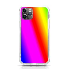 Multi-color-rainbow-background Iphone 11 Pro 5 8 Inch Tpu Uv Print Case by Amaryn4rt