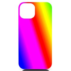 Multi-color-rainbow-background Iphone 14 Black Uv Print Case by Amaryn4rt