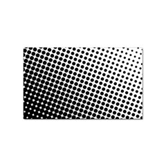 Background-wallpaper-texture-lines Dot Dots Black White Sticker (Rectangular)