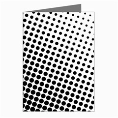 Background-wallpaper-texture-lines Dot Dots Black White Greeting Cards (Pkg of 8)