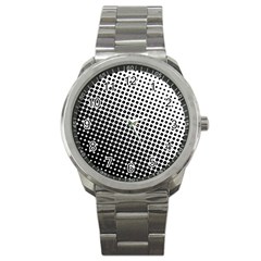 Background-wallpaper-texture-lines Dot Dots Black White Sport Metal Watch