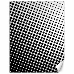 Background-wallpaper-texture-lines Dot Dots Black White Canvas 12  x 16 