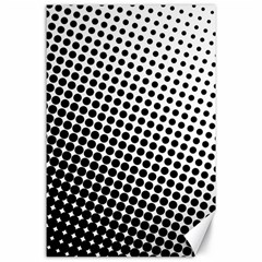 Background-wallpaper-texture-lines Dot Dots Black White Canvas 24  x 36 