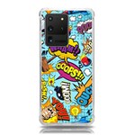 Comic Elements Colorful Seamless Pattern Samsung Galaxy S20 Ultra 6.9 Inch TPU UV Case Front