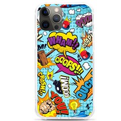 Comic Elements Colorful Seamless Pattern Iphone 12 Pro Max Tpu Uv Print Case by Amaryn4rt