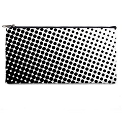 Background-wallpaper-texture-lines Dot Dots Black White Pencil Case