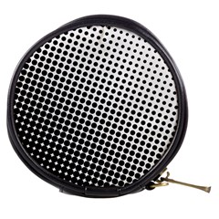 Background-wallpaper-texture-lines Dot Dots Black White Mini Makeup Bag