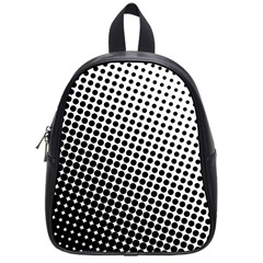 Background-wallpaper-texture-lines Dot Dots Black White School Bag (small) by Amaryn4rt