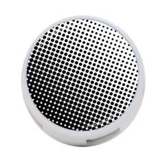 Background-wallpaper-texture-lines Dot Dots Black White 4-Port USB Hub (One Side)