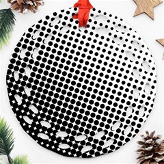 Background-wallpaper-texture-lines Dot Dots Black White Ornament (round Filigree) by Amaryn4rt