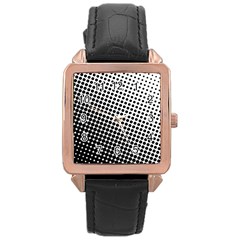 Background-wallpaper-texture-lines Dot Dots Black White Rose Gold Leather Watch 