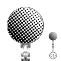 Background-wallpaper-texture-lines Dot Dots Black White Stainless Steel Nurses Watch