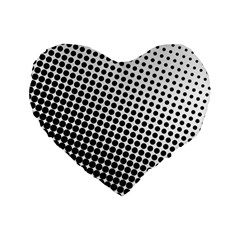 Background-wallpaper-texture-lines Dot Dots Black White Standard 16  Premium Flano Heart Shape Cushions