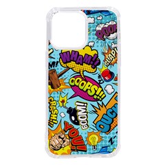 Comic Elements Colorful Seamless Pattern Iphone 14 Pro Max Tpu Uv Print Case by Amaryn4rt