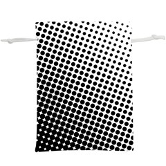 Background-wallpaper-texture-lines Dot Dots Black White Lightweight Drawstring Pouch (xl) by Amaryn4rt