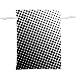 Background-wallpaper-texture-lines Dot Dots Black White Lightweight Drawstring Pouch (XL) Front