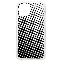 Background-wallpaper-texture-lines Dot Dots Black White Iphone 12 Mini Tpu Uv Print Case	 by Amaryn4rt