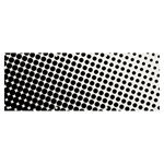 Background-wallpaper-texture-lines Dot Dots Black White Banner and Sign 8  x 3  Front