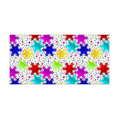 Snowflake Pattern Repeated Yoga Headband by Amaryn4rt