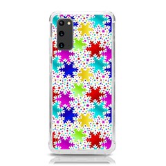 Snowflake Pattern Repeated Samsung Galaxy S20 6 2 Inch Tpu Uv Case by Amaryn4rt