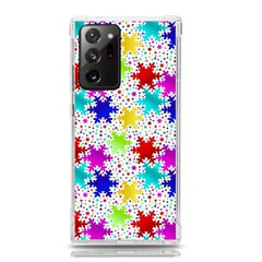 Snowflake Pattern Repeated Samsung Galaxy Note 20 Ultra Tpu Uv Case by Amaryn4rt