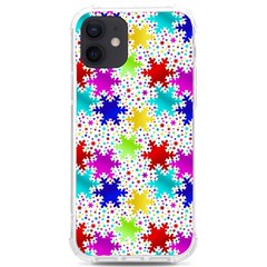 Snowflake Pattern Repeated Iphone 12/12 Pro Tpu Uv Print Case by Amaryn4rt