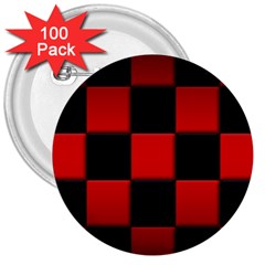 Black And Red Backgrounds- 3  Buttons (100 Pack)  by Amaryn4rt