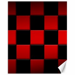 Black And Red Backgrounds- Canvas 16  X 20 