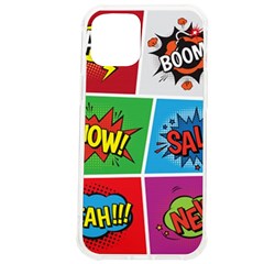 Pop Art Comic Vector Speech Cartoon Bubbles Popart Style With Humor Text Boom Bang Bubbling Expressi Iphone 12 Pro Max Tpu Uv Print Case by Amaryn4rt