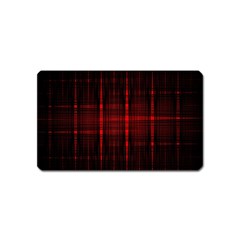 Black And Red Backgrounds Magnet (name Card) by Amaryn4rt