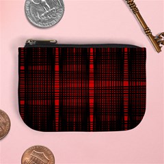 Black And Red Backgrounds Mini Coin Purse by Amaryn4rt