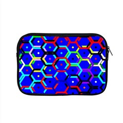 Blue Bee Hive Pattern Apple Macbook Pro 15  Zipper Case by Amaryn4rt