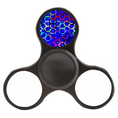 Blue Bee Hive Pattern Finger Spinner by Amaryn4rt