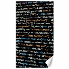 Close Up Code Coding Computer Canvas 40  X 72  by Amaryn4rt