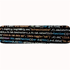 Close Up Code Coding Computer Large Bar Mat by Amaryn4rt