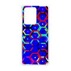 Blue Bee Hive Pattern Samsung Galaxy S20 Ultra 6 9 Inch Tpu Uv Case by Amaryn4rt